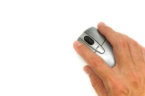 Mouse on white Stock Photos