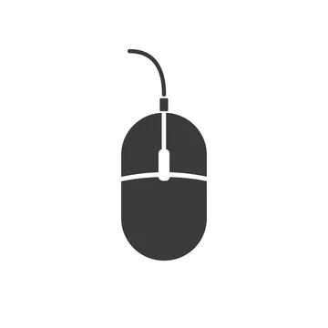Mouse wire icon Stock Illustration