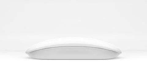 Mouse wireless computer 3D render isolated Illustrazione stock