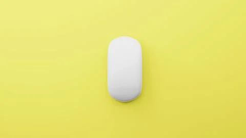 Mouse wireless computer 3D render isolated Foto stock