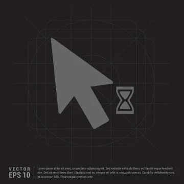 MouseCursor Loading Icon Stock Illustration