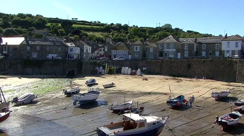 Mousehole Cornwall England UK Stock Footage 56234795