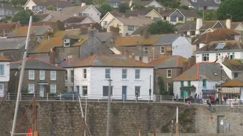 Mousehole Harbour Stock Footage 8953003