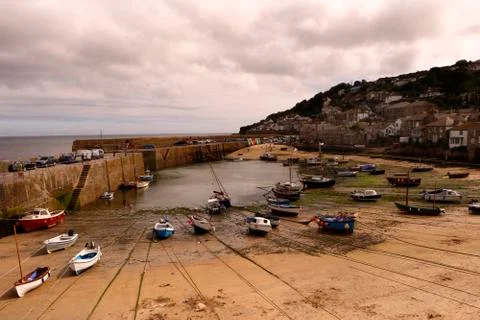Mousehole Harbour Stock Photos