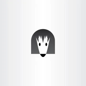 Mousehole mouse home vector logo icon Stock-Illustration
