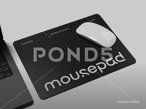 Mousepad Mockup Desktop Accessory Display PSD Template