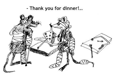 Mouses And Moustrap Stock Illustration