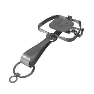 Mousetrap 3D rendering Stock Illustration