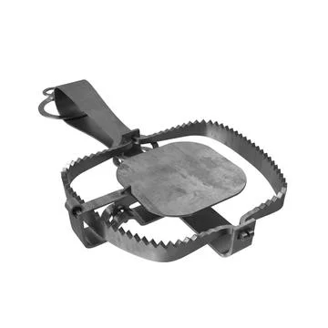 Mousetrap 3D rendering Stock Illustration