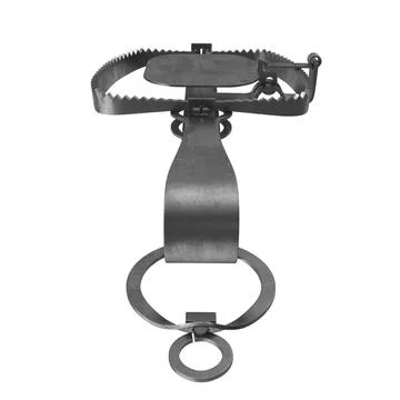 Mousetrap 3D rendering Stock Illustration