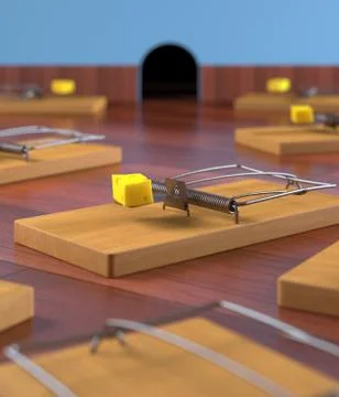 Mousetrap Stock Illustration