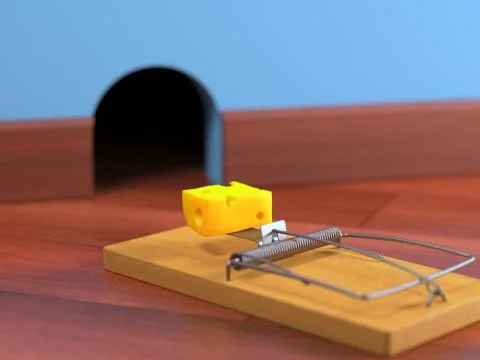 Mousetrap Stock Illustration