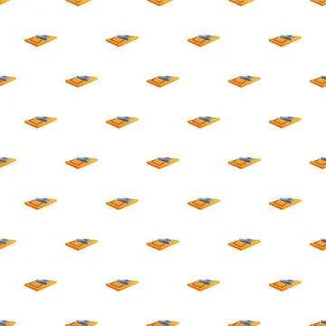 Mousetrap pattern offering effective pest control solution background Illustrazione stock