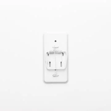 Mousetrap on the white background Stock Photos