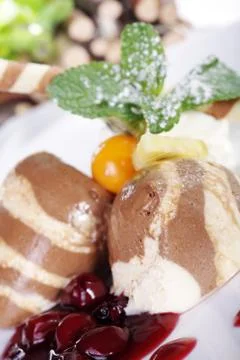 Mousse au chocolat Stock Photos