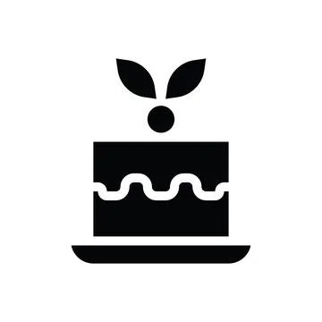 Mousse Glyph icon Stock Illustration