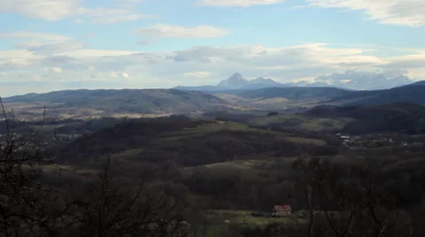 Moutain top view Stock Footage 940588