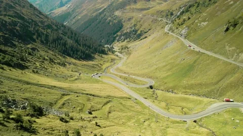 Moutain valley pan up Stock-Footage 160846392