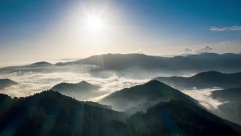 Moutains Hyperlapse Stock Footage 264384017