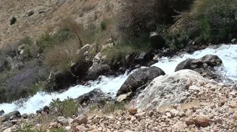 Moutains waterfall 2 Stock Footage 10804228