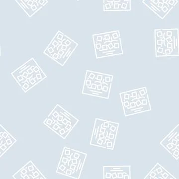 Moutboard with plan line vector seamless pattern イラスト素材