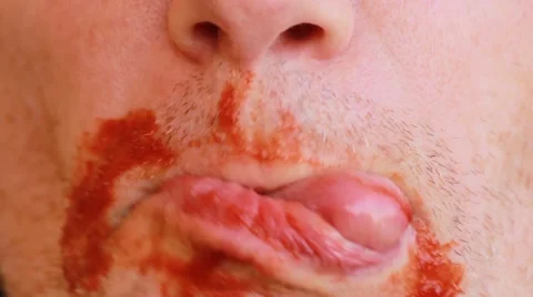 The mouth that chews Stock Footage 65341414