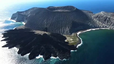 The mouth of the volcano Video stock 252435493