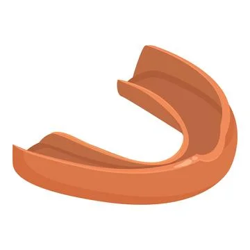 Mouthguard protector icon cartoon vector. Teeth guard Ilustración de archivo