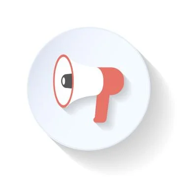Mouthpiece flat icon Stock Illustration