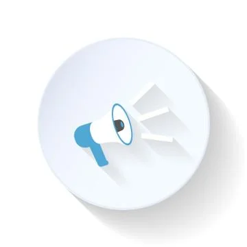 Mouthpiece flat icon Stock Illustration