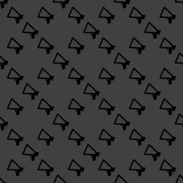 Mouthpiece. web icon. flat design. Seamless pattern. Stock Illustration