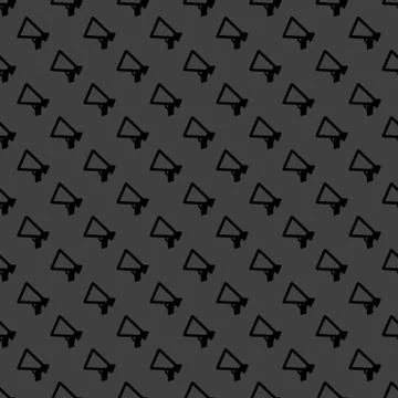 Mouthpiece. web icon. flat design. Seamless pattern. Illustrazione stock