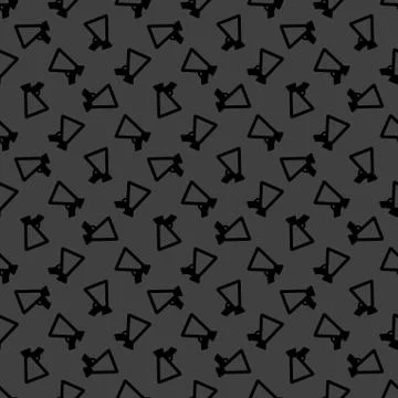 Mouthpiece. web icon. flat design. Seamless pattern. 스톡 일러스트