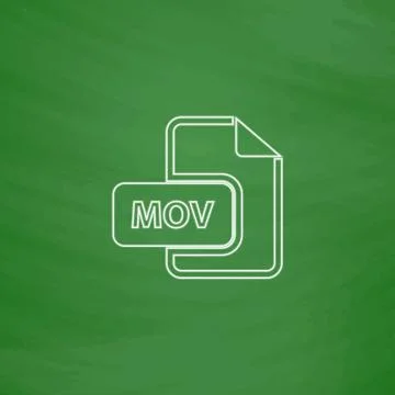 MOV computer symbol Stock Illustration