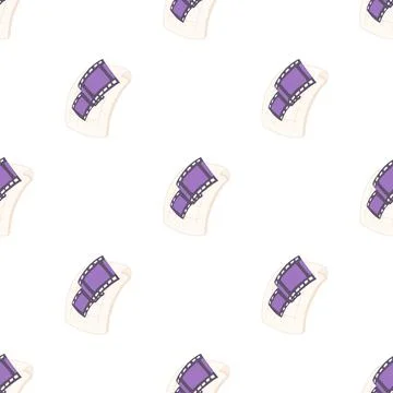 MOV file pattern seamless vector Stock Illustration