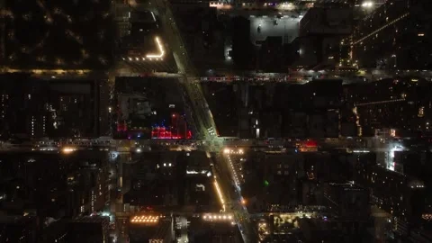 [MOV] Over the Manhattan Grid Late at Night 스톡 동영상 344719093