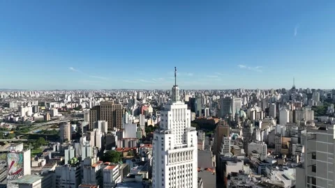 [MOV] Over the Old Centre With Farol Santander in Frame Видео 344718934