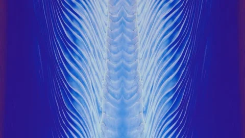 Movable blue background with an ornamental pattern. Fluid art of paint. Stock Footage 251473676