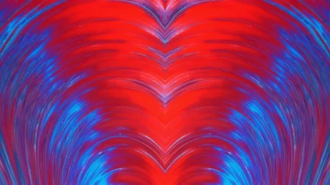 Movable blue-red background with an ornamental pattern. Fluid art of paint. Stock Footage 170966738