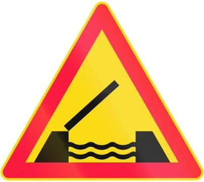 Movable Bridge In Finland Stock Illustration