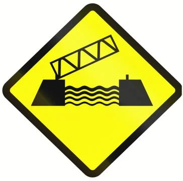 Movable Bridge In Indonesia Stock Illustration