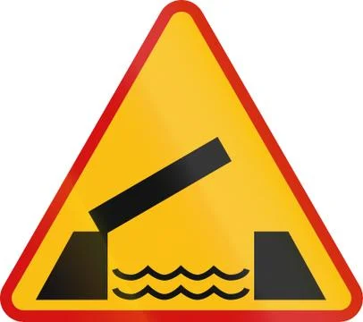 Movable Bridge In Poland Stock Illustration