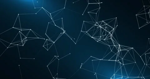 Movable interlacing of dots and lines 31 Stock Footage 307797049