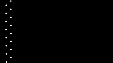 Movable square animation on black background Vídeo Stock 267277268