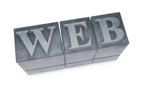 Movable type Stock Illustration