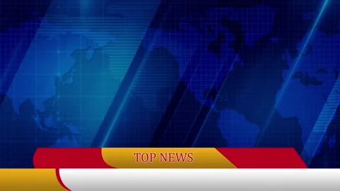 Movable World Map, Lower Third With Background 39 Stock Footage 147319505