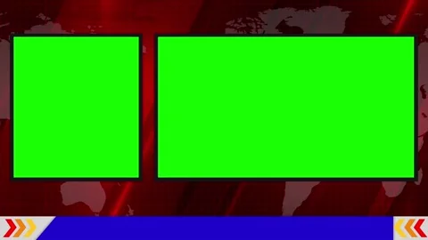 Movable World Map,Anchor, Lower Third With PIP Background 37 Stock Footage 146065209