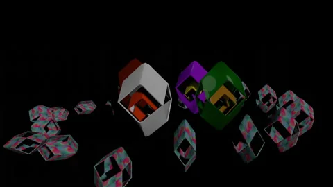 Move around,abstract,3d,4k Stock Footage 166282968