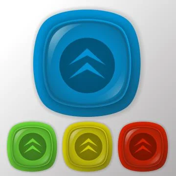 The move arrows Stock Illustration