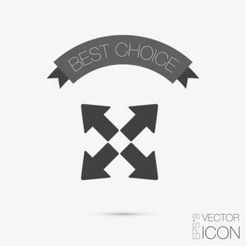 The move arrows Stock Illustration